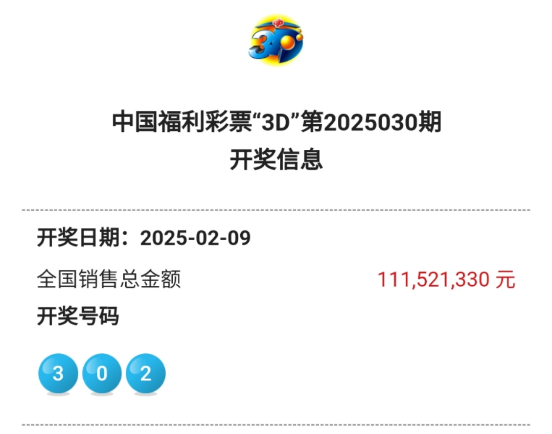 今晚3d开奖号码今晚3D开奖号码揭晓-第3张图片