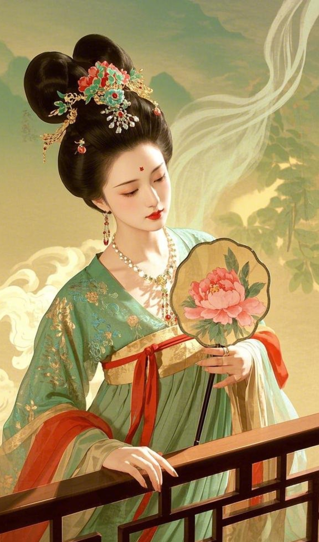 云鬓花颜金步摇，古典之美与现代风采-第3张图片