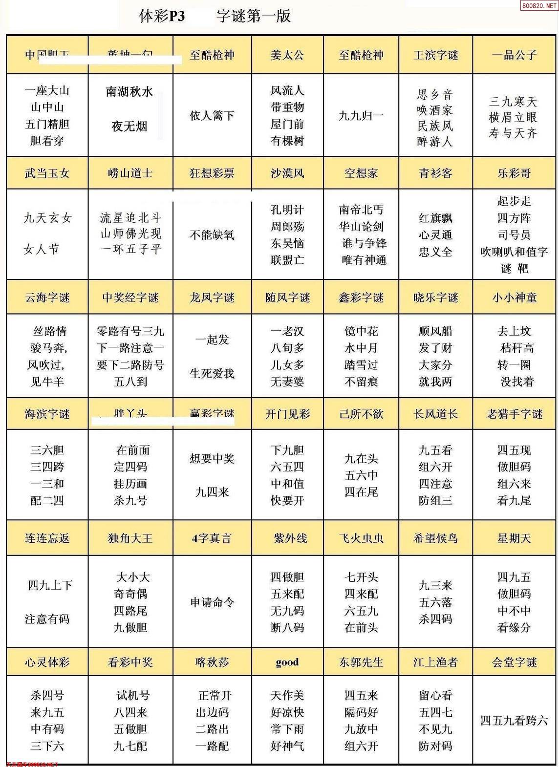 99彩吧字谜图谜总汇天齐网99彩吧字谜图谜探秘-第2张图片