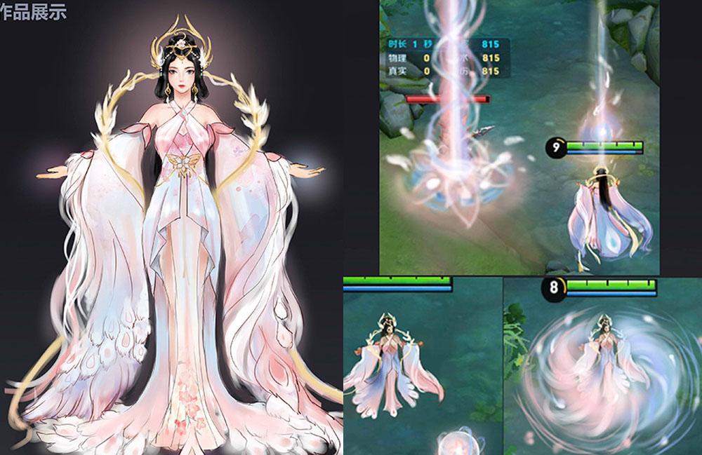 王者荣耀女英雄星月设计之美-第3张图片