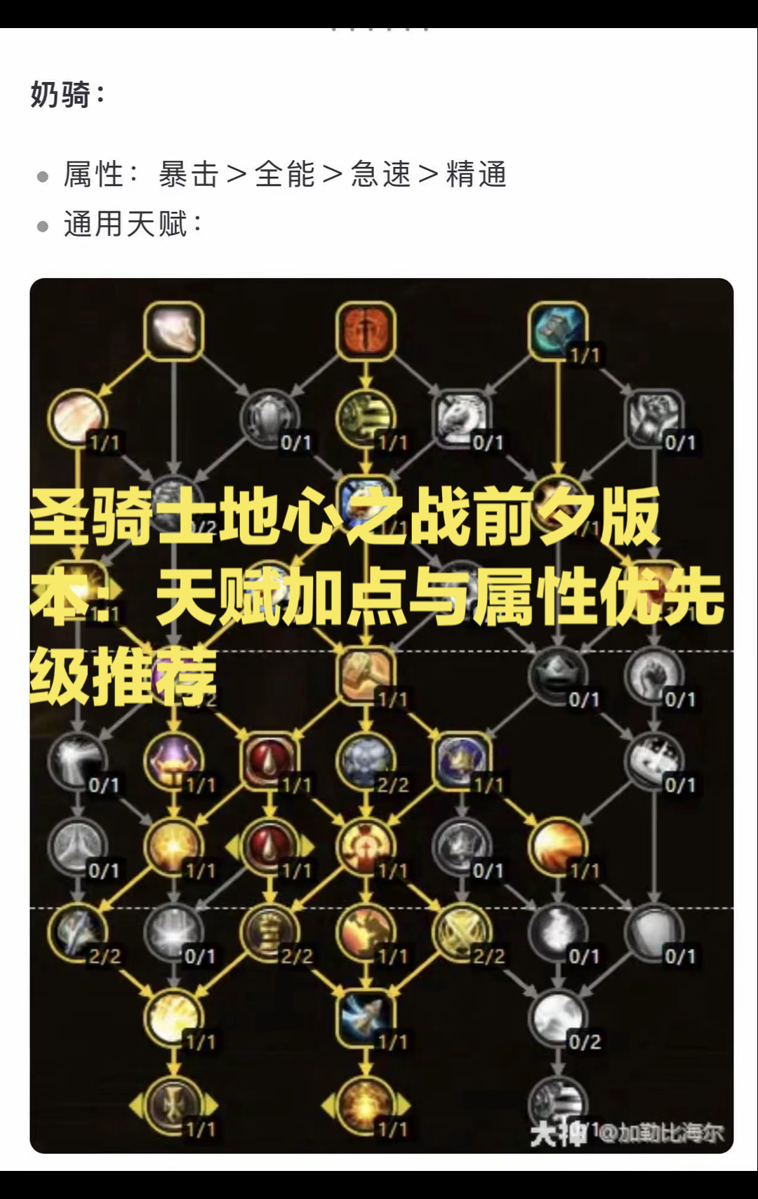 wow惩戒骑天赋解析，天赋关键词与游戏体验