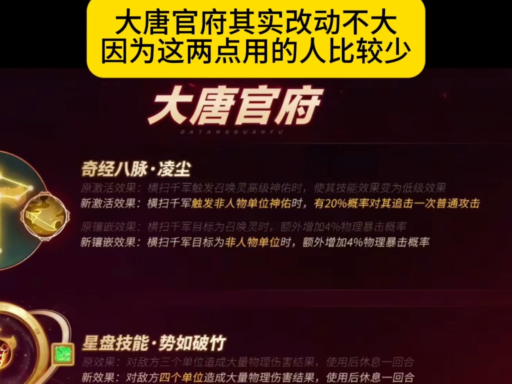 大唐官府加点攻略-第3张图片