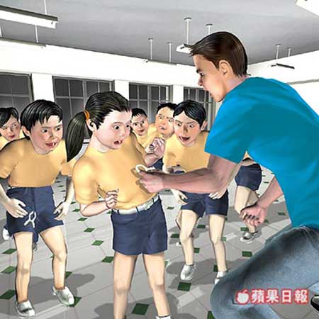 忘记穿奶罩被同学玩奶头事件