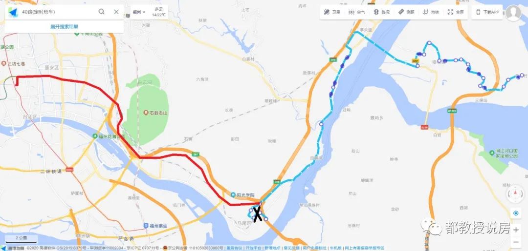 福州106路公交车路线图福州106路公交车路线详解