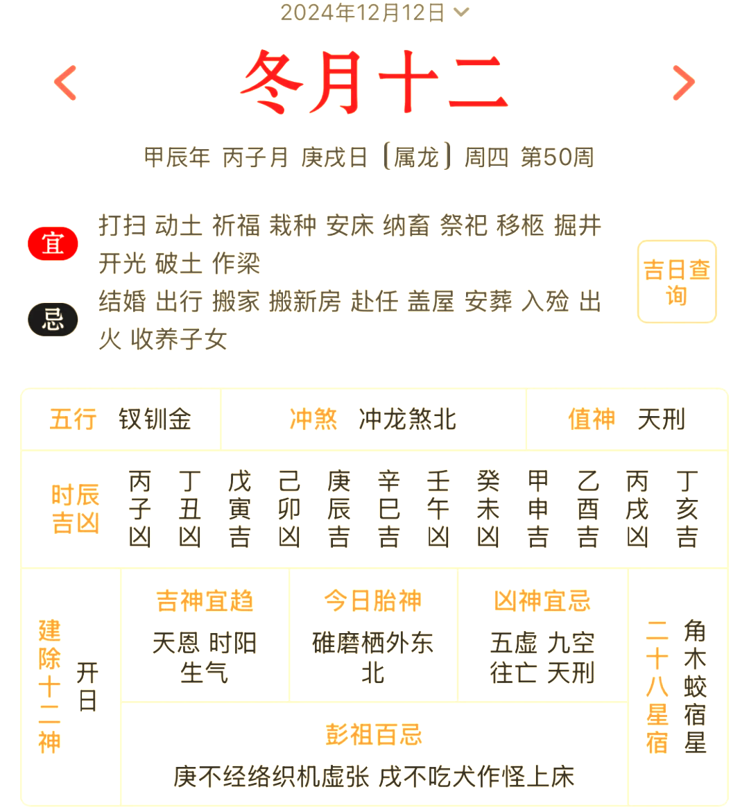 关于2024年2月黄道吉日查询-第3张图片