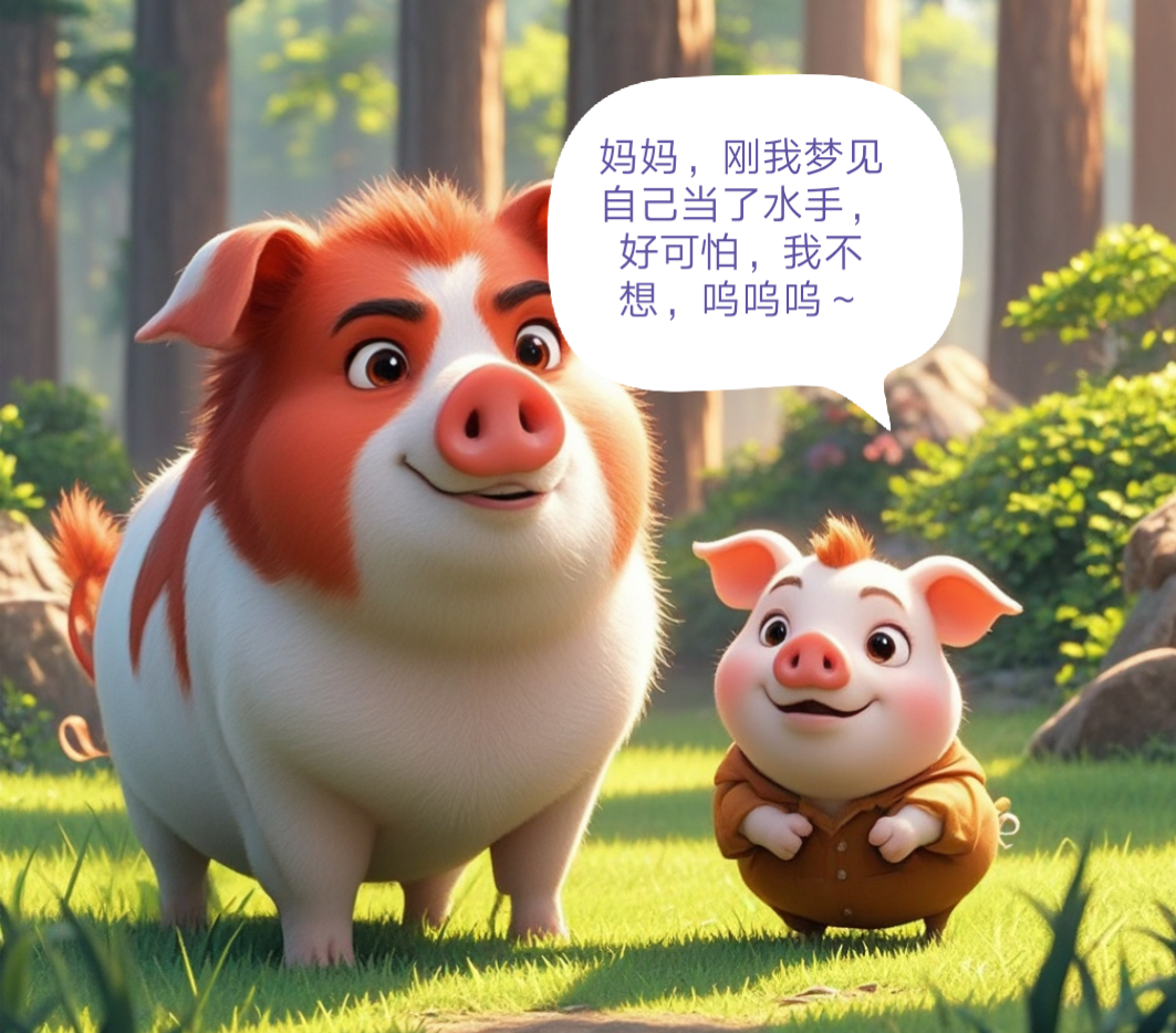 猪就是大海中的船大海是猪的世界-第2张图片