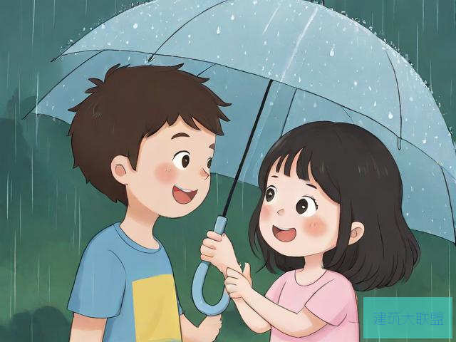 雨后小故事姐妹弟漫画雨后小故事，姐妹弟漫画的温馨瞬间